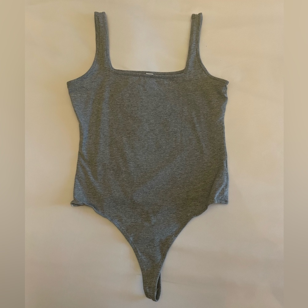 BP. Full Bodysuit in Heather Gray